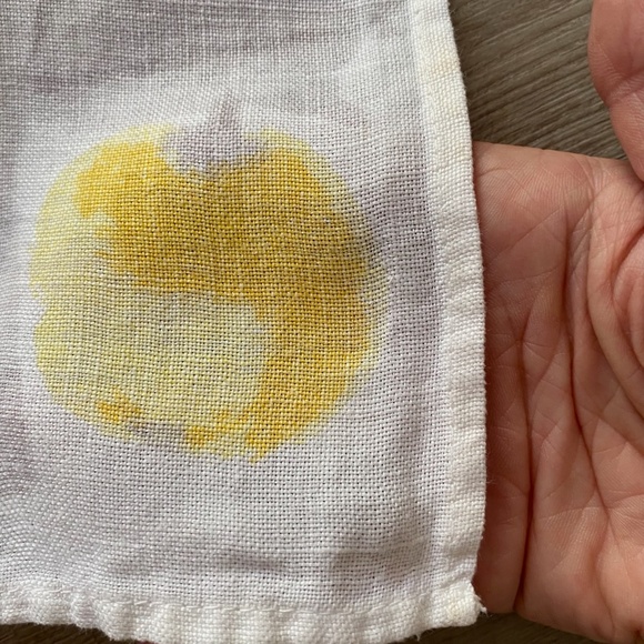 VTG 1960s Vera Linen Lemon Tea Towel Dishtowel Vera Neumann - Picture 8 of 9